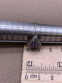 *Кольцо р.17,5 Аметист арт. R00417-408 Вес 2,71 - фото 291125