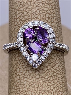 *Кольцо р.17 Аметист арт. R00452-189 Вес 2,37 г - фото 291156 *Кольцо р.17 Аметист арт. R00452-189 Вес 2,37 г - фото 291156