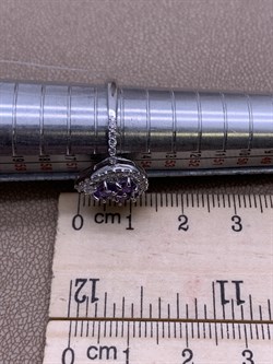 *Кольцо р.18 Аметист арт. R00452-226 Вес 2,45 г - фото 291162
