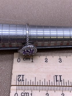 *Кольцо р.18 Аметист арт. R00452-226 Вес 2,45 г - фото 291163