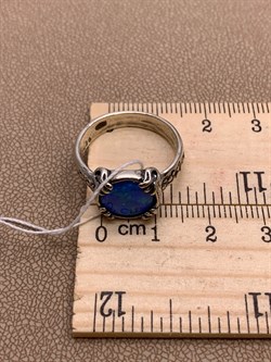 *Кольцо р.18 Голубой Опал иск арт 01R1727OP-318 Вес 4,98 г - фото 291488 *Кольцо р.18 Голубой Опал иск арт 01R1727OP-318 Вес 4,98 г - фото 291488