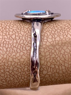 *Кольцо р.19 Голубой Опал иск арт MVR1570OP-094 Вес 2,66 г - фото 291504 *Кольцо р.19 Голубой Опал иск арт MVR1570OP-094 Вес 2,66 г - фото 291504