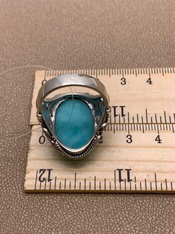 *Кольцо р.19 Микс Марказит Амазонит арт. HR329-943 вес 10,01 г - фото 291647 *Кольцо р.19 Микс Марказит Амазонит арт. HR329-943 вес 10,01 г - фото 291647