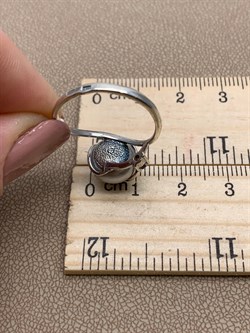 *Кольцо р.18,5 Серебристый Жемчуг д.10*10,5мм арт 1.0422.0.b-074 Вес 3,07 г - фото 291685 *Кольцо р.18,5 Серебристый Жемчуг д.10*10,5мм арт 1.0422.0.b-074 Вес 3,07 г - фото 291685