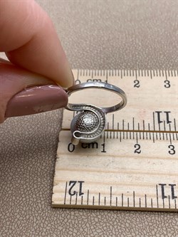 *Кольцо р.16 Серебристый Жемчуг д.9*9,5мм арт. 1.0326.0.b-945 Вес 2,95 г - фото 291702 *Кольцо р.16 Серебристый Жемчуг д.9*9,5мм арт. 1.0326.0.b-945 Вес 2,95 г - фото 291702