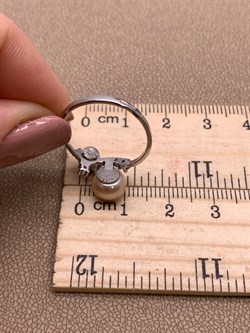 *Кольцо р.18 Жемчуг Микс д.5*5,5 д.7,5*8мм арт. 1.0383.0.b-244 Вес 2,03 г - фото 291754