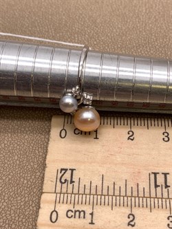 *Кольцо р.18 Жемчуг Микс д.5*5,5 д.7,5*8мм арт. 1.0383.0.b-244 Вес 2,03 г - фото 291760