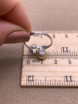 *Кольцо р.17,5 Жемчуг Микс д.5*5,5 д.7,5*8мм арт. 1.0383.0.b-206 Вес 1,99 г - фото 291764 *Кольцо р.17,5 Жемчуг Микс д.5*5,5 д.7,5*8мм арт. 1.0383.0.b-206 Вес 1,99 г - фото 291764