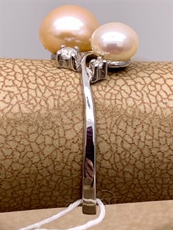 *Кольцо р.17,5 Жемчуг Микс д.5*5,5 д.7,5*8мм арт. 1.0383.0.b-206 Вес 1,99 г - фото 291766 *Кольцо р.17,5 Жемчуг Микс д.5*5,5 д.7,5*8мм арт. 1.0383.0.b-206 Вес 1,99 г - фото 291766