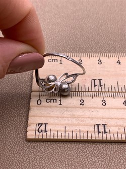 *Кольцо р.19 Жемчуг Микс д.6*6,5мм арт. 1.0301.0.b-953 Вес 1,8 г - фото 291803