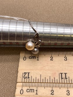 *Кольцо р.19 Жемчуг Микс д.6*6,5мм арт. 1.0301.0.b-953 Вес 1,8 г - фото 291809