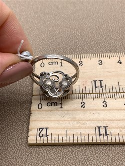 *Кольцо р.19,5 Жемчуг Микс д.6,5*7 д.7,5*8мм арт. 1.0036.0.b-902 Вес 3,64 г - фото 291813