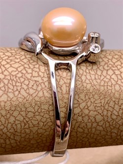 *Кольцо р.18 Жемчуг Микс д.6,5*7 д.7,5*8мм арт. 1.0036.0.b-872 Вес 3,63 г - фото 291842