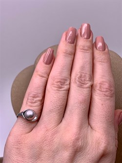 *Кольцо р.15 Серебристый Жемчуг д.7*7,5мм арт. 11600676.0.d-501 Вес 2,32 г - фото 291932 *Кольцо р.15 Серебристый Жемчуг д.7*7,5мм арт. 11600676.0.d-501 Вес 2,32 г - фото 291932
