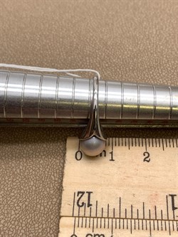 *Кольцо р.15 Серебристый Жемчуг д.7*7,5мм арт. 11600676.0.d-501 Вес 2,32 г - фото 291937 *Кольцо р.15 Серебристый Жемчуг д.7*7,5мм арт. 11600676.0.d-501 Вес 2,32 г - фото 291937