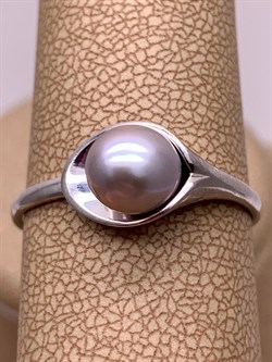 *Кольцо р.21 Серебристый Жемчуг д.7*7,5мм арт. 11600676.0.d-440 Вес 2,82 г - фото 291953 *Кольцо р.21 Серебристый Жемчуг д.7*7,5мм арт. 11600676.0.d-440 Вес 2,82 г - фото 291953