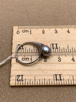 *Кольцо р.16 Серебристый Жемчуг д.7*7,5мм арт. 11600676.0.d-464 Вес 2,47 г - фото 291959 *Кольцо р.16 Серебристый Жемчуг д.7*7,5мм арт. 11600676.0.d-464 Вес 2,47 г - фото 291959