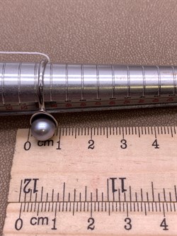 *Кольцо р.16 Серебристый Жемчуг д.7*7,5мм арт. 11600676.0.d-464 Вес 2,47 г - фото 291966 *Кольцо р.16 Серебристый Жемчуг д.7*7,5мм арт. 11600676.0.d-464 Вес 2,47 г - фото 291966