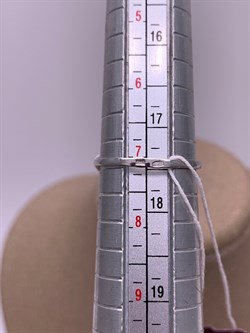 *Кольцо р.17,5 Белый Жемчуг д.9,5*10мм арт. 1.0480.0.b-458  Вес 2,87 г - фото 292040