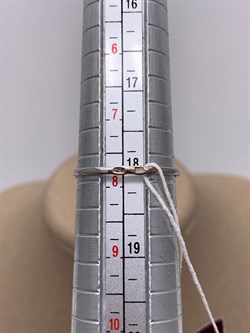 *Кольцо р.18 Белый Жемчуг д.9,5*10мм арт. 1.0480.0.b-287 Вес 2,6 г - фото 292059