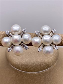 *Серьги Белый Жемчуг д.7*7,5мм арт 2.0106.0.b-471 Вес 8,71 г - фото 292151 *Серьги Белый Жемчуг д.7*7,5мм арт 2.0106.0.b-471 Вес 8,71 г - фото 292151