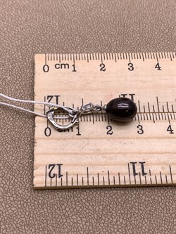 *Кулон Карабин Открывается Черный Жемчуг д.8*8,5мм арт. 3.1112.h.d-287 Вес 1,59 г - фото 292198 *Кулон Карабин Открывается Черный Жемчуг д.8*8,5мм арт. 3.1112.h.d-287 Вес 1,59 г - фото 292198