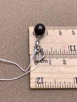 *Кулон Карабин Открывается Черный Жемчуг д.8*8,5мм арт. 3.1112.h.d-324 Вес 1,65 г - фото 292204 *Кулон Карабин Открывается Черный Жемчуг д.8*8,5мм арт. 3.1112.h.d-324 Вес 1,65 г - фото 292204