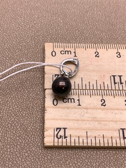 *Кулон Карабин Открывается Черный Жемчуг д.8*8,5мм арт. 3.1112.0.d-272 Вес 1,32 г - фото 292233 *Кулон Карабин Открывается Черный Жемчуг д.8*8,5мм арт. 3.1112.0.d-272 Вес 1,32 г - фото 292233