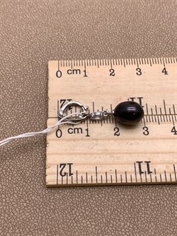*Кулон Карабин Открывается Черный Жемчуг д.8*8,5мм арт. 3.1112.h.d-294 Вес 1,68 г - фото 292264 *Кулон Карабин Открывается Черный Жемчуг д.8*8,5мм арт. 3.1112.h.d-294 Вес 1,68 г - фото 292264
