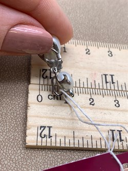 *Кулон Кошка Белый Жемчуг д.7*7,5 д.7,5*8мм арт. 3.0187.0.e-048 Вес 2,76 г - фото 292418 *Кулон Кошка Белый Жемчуг д.7*7,5 д.7,5*8мм арт. 3.0187.0.e-048 Вес 2,76 г - фото 292418