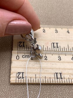 *Кулон Кошка Белый Жемчуг д.7*7,5 д.7,5*8мм арт. 3.0187.0.e-600 Вес 2,67 г - фото 292424 *Кулон Кошка Белый Жемчуг д.7*7,5 д.7,5*8мм арт. 3.0187.0.e-600 Вес 2,67 г - фото 292424