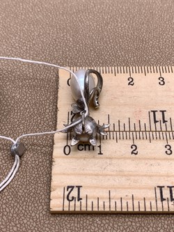 *Кулон Кошка Белый Жемчуг д.7*7,5 д.7,5*8мм арт. 3.0187.0.e-109 Вес 2,98 г - фото 292429 *Кулон Кошка Белый Жемчуг д.7*7,5 д.7,5*8мм арт. 3.0187.0.e-109 Вес 2,98 г - фото 292429