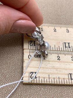 *Кулон Кошка Белый Жемчуг д.7*7,5 д.7,5*8мм арт. 3.0187.0.e-109 Вес 2,98 г - фото 292430 *Кулон Кошка Белый Жемчуг д.7*7,5 д.7,5*8мм арт. 3.0187.0.e-109 Вес 2,98 г - фото 292430