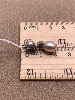 *Кулон Кошка Жемчуг Микс д.7*7,5 д.7,5*8мм арт. 3.0187.0.e-903 Вес 2,57 г - фото 292520