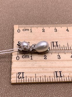 *Кулон Кошка Белый Жемчуг д.7*7,5 д.7,5*8мм арт. 3.0187.0.e-062 Вес 2,7 г - фото 292533 *Кулон Кошка Белый Жемчуг д.7*7,5 д.7,5*8мм арт. 3.0187.0.e-062 Вес 2,7 г - фото 292533