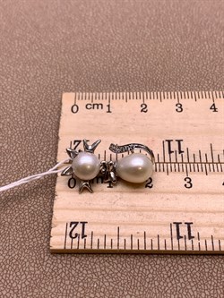 *Кулон Кошка Белый Жемчуг д.7*7,5 д.7,5*8мм арт. 3.0187.0.e-819 Вес 2,68 г - фото 292554 *Кулон Кошка Белый Жемчуг д.7*7,5 д.7,5*8мм арт. 3.0187.0.e-819 Вес 2,68 г - фото 292554