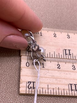 *Кулон Кошка Белый Жемчуг д.7*7,5 д.7,5*8мм арт. 3.0187.0.e-819 Вес 2,68 г - фото 292556 *Кулон Кошка Белый Жемчуг д.7*7,5 д.7,5*8мм арт. 3.0187.0.e-819 Вес 2,68 г - фото 292556