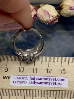 *Кольцо р.18,5 Черная Шпинель иск арт. 1340881158-20-705 Вес 3,25 г - фото 292683 *Кольцо р.18,5 Черная Шпинель иск арт. 1340881158-20-705 Вес 3,25 г - фото 292683