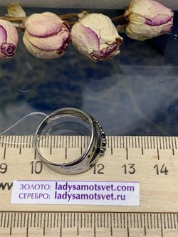 *Кольцо р.18,5 Черная Шпинель иск арт. 1340881158-20-705 Вес 3,25 г - фото 292684 *Кольцо р.18,5 Черная Шпинель иск арт. 1340881158-20-705 Вес 3,25 г - фото 292684