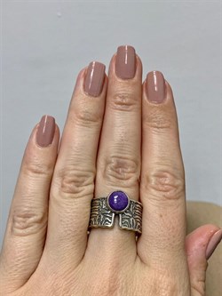 *Кольцо р.18 Чароит арт. 1310462391-058 Вес 8,33 г - фото 292693 *Кольцо р.18 Чароит арт. 1310462391-058 Вес 8,33 г - фото 292693