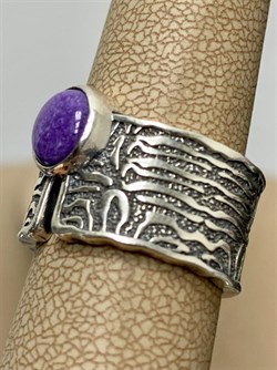 *Кольцо р.18 Чароит арт. 1310462391-058 Вес 8,33 г - фото 292699 *Кольцо р.18 Чароит арт. 1310462391-058 Вес 8,33 г - фото 292699