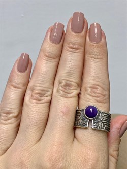 *Кольцо р.19 Чароит арт. 1310462391-024 Вес 7,76 г - фото 292704 *Кольцо р.19 Чароит арт. 1310462391-024 Вес 7,76 г - фото 292704