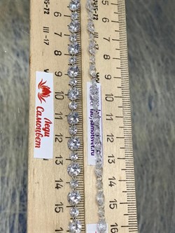 *Колье р.45-50 Льдинка Белый Фианит арт. 8340203041-45-936 Вес 15,2 г - фото 292745 *Колье р.45-50 Льдинка Белый Фианит арт. 8340203041-45-936 Вес 15,2 г - фото 292745