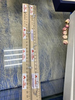 *Колье р.120 Льдинка Белый Фианит арт. 8340203042-120-068 Вес 12,93 г - фото 292769 *Колье р.120 Льдинка Белый Фианит арт. 8340203042-120-068 Вес 12,93 г - фото 292769