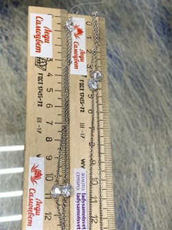 *Колье р.120 Льдинка Белый Фианит арт. 8340203042-120-068 Вес 12,93 г - фото 292770 *Колье р.120 Льдинка Белый Фианит арт. 8340203042-120-068 Вес 12,93 г - фото 292770