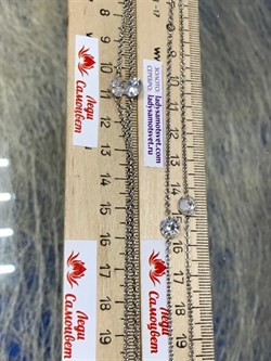 *Колье р.120 Льдинка Белый Фианит арт. 8340203042-120-068 Вес 12,93 г - фото 292771 *Колье р.120 Льдинка Белый Фианит арт. 8340203042-120-068 Вес 12,93 г - фото 292771