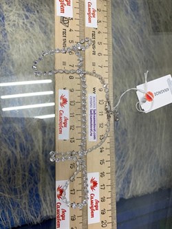 *Колье р.45-50 Льдинка Белый Фианит арт. 8340203040-45-123 Вес 9,27 г - фото 292781 *Колье р.45-50 Льдинка Белый Фианит арт. 8340203040-45-123 Вес 9,27 г - фото 292781