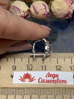 *Серьги Розовый Кварц арт. 2340100371л-30-485 Вес 3,87 г - фото 292864 *Серьги Розовый Кварц арт. 2340100371л-30-485 Вес 3,87 г - фото 292864