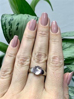 *Кольцо р.17,5 Розовый Кварц арт. 1340100371л-30-386 Вес 2,86 г - фото 292869