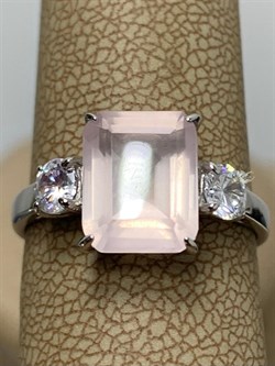 *Кольцо р.18 Розовый Кварц арт. 1340100286-30-302 Вес 2,98 г - фото 292896 *Кольцо р.18 Розовый Кварц арт. 1340100286-30-302 Вес 2,98 г - фото 292896